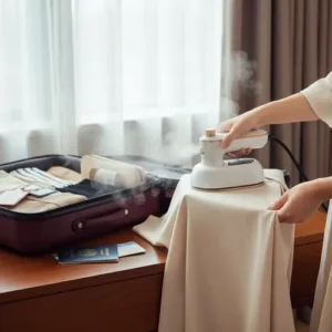 Mini Ferro De Passar Roupa A Vapor Para Viagem Bivolt - Imagem 4