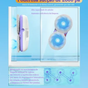 Robô Inteligente Limpa Vidro Puruikai Bivolt | Frete Grátis - Imagem 7