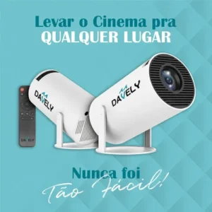 Mini Projetor Davely HY300 4K Android com Wi-Fi e Bluetooth - Imagem 7