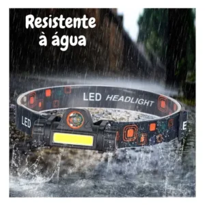 Kit com 2 Lanternas de Cabeça LED Recarregável USB para Camping e Pesca - Imagem 6