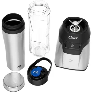 Blender Power Inox Oster Com 2 Jarras To Go Cor Prateado - Imagem 7
