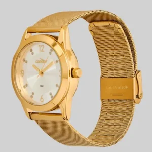 Relógio Condor Feminino Dia A Dia Co2035nqt/4k Dourado Prata - Imagem 5