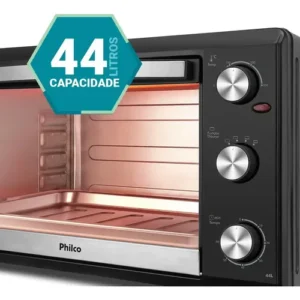 Forno Elétrico Philco 44L Preto Dupla Resistência PFE44P - Imagem 4