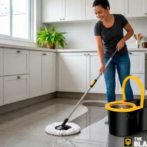 Mop Esfregão Giratório Balde Inox 8l Cabo 140cm C/ 2 Refis - Imagem 11