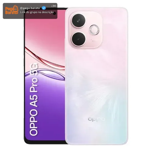 Smartphone Oppo A5 Pro 5G 256 GB 8GB RAM Rosa Pastel