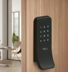 Fechadura Digital Inteligente Stark Sobrepor Wi-FI Biometria Preto Cod: 360535871 Neo Avant - Imagem 2
