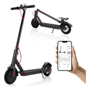 Patinete Scooter Elétrico Dobrável Com Velocidade E Autonomia De 30 Km Bluetooth Cor Preto MESTRI M-140 - Imagem 12