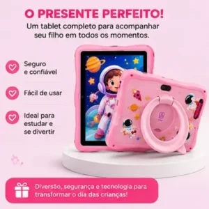Tablet Infantil Kids Para Criança Com Youtube E Play Cor Ros - Imagem 8