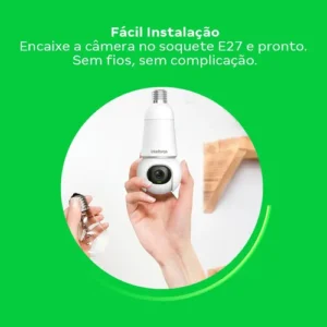 Câmera Lâmpada Intelbras Im6 Full Color 3mp 360 Wifi Interna Cor Branco - Imagem 7