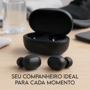 Fone de Ouvido Davely D981 TWS Sem Fio Bluetooth 5.0 In-Ear Preto com Estojo de Carregamento para Android e iPhone - Imagem 6