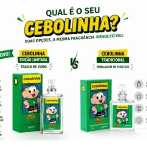 Perfume Cebolinha 25ml Edição Limitada Frasco De Vidro - Imagem 3
