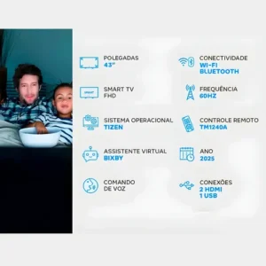 Smart Tv Samsung 43 Polegadas, Led, Tizen - Ls43f6000fgxzd - Imagem 10