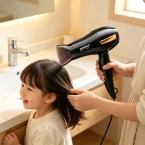 Secador De Cabelos 220v Bivolt 240v Quente Frio Temperatura - Imagem 9