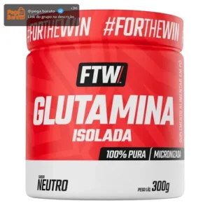 Glutamina 100% Pura e Isolada Pote 300g - FTW - Imagem 1