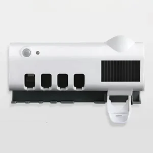 Suporte Porta Escova Dentes Dispenser Pasta - Imagem 8
