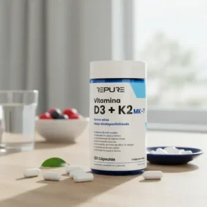 Vitamina D3 K2 Mk7 (2000ui + 149mcg) Premium 120 Cáps Repure Sem Sabor - Imagem 10