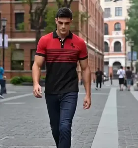 Camisa Polo Manga Curta Casual Masculina - Imagem 3