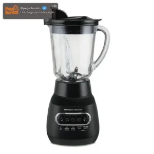 Liquidificador Hamilton Beach Power Elite de Vidro 1.25 L, 800W, para Smoothies e Gelo - Imagem 1