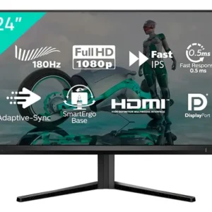 Monitor Gamer Philips 24 Evnia 24m2n3200l Ips 180hz 0,5ms Cor Preto - Imagem 3