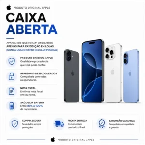 Apple Iphone 14 Pro 256gb Branco Top Garantia Nf Oferta (Novo com caixa aberta) - Imagem 2