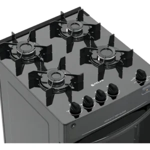 Fogão 4 Bocas Atlas Mônaco Top Glass com Mesa de Vidro e Acendimento Automático Preto Bivolt - Imagem 6