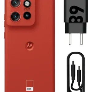 Smartphone Motorola Edge 50 Neo 5g 256GB 8GB RAM 8GB RAM Boost 50mp Sony Camera Poinciana Vegan Leather - Imagem 6