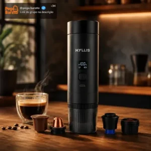 Cafeteira Expresso Portátil 3x1 Elétrica Recarregável Usb - Imagem 1