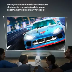 Projetor Portátil 4k Hd Android 11.0 Smart Wifi 5g Bluetooth - Imagem 9