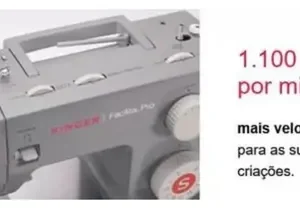 Máquina de costura reta Singer Facilita Pro 4423 portátil - cinza - Imagem 11