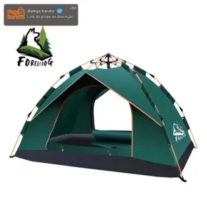 Barraca Camping Automática 2-3 Pessoas Acampamento Barraca Para Acampar, 210*160*100cm Tecido Oxford - Imagem 1