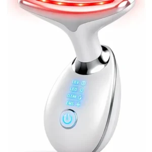 Massageador Facial e Pescoço com LED, Vibração e Fototerapia para Rejuvenescer - Imagem 11