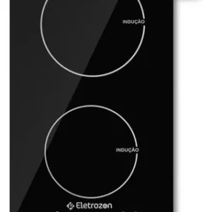Cooktop De Indução 2 Bocas Preto Com Trava De Segurança Painel Touch Screen - Imagem 1