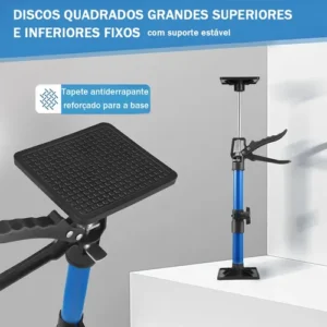 Kit 2 Peças Haste Suporte Telescópica Ferramenta 50-115cm - Imagem 7