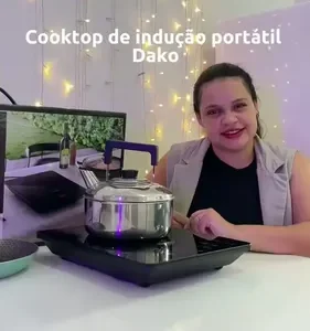 Cooktop de Indução Dako 1 Zona Portátil com 10 Níveis de Potência e 2000 W 220 V - Imagem 2