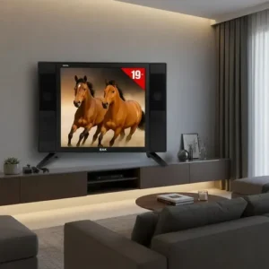 Tv Portátil Bak 19'' LED HD 1440x900 Preto HDMI USB Controle - Imagem 3