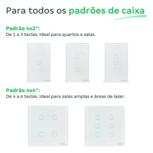 Interruptor Touch Wi-fi 4 Teclas Eiw 1004 Intelbras Branco - Imagem 10