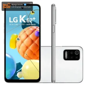 Smartphone K62+ 4g Tela 6,6' 128gb 4gb Ram Branco LG - Imagem 1