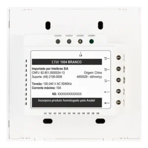 Interruptor Touch Wi-fi 4 Teclas Eiw 1004 Intelbras Branco - Imagem 5