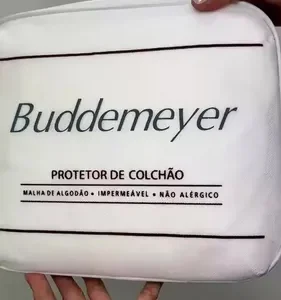 Protetor de Colchão Solteiro Buddemeyer Maison II Branco - Imagem 2