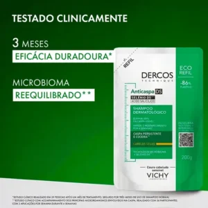 Shampoo Anticaspa Cabelos Secos com Selênio DS, Dercos DS Vichy, Refil 200g - Imagem 6