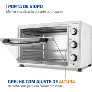 Forno Elétrico 52L Grand Family II, Mondial, Branco/Inox, 1800W FRN-52-W - Imagem 5