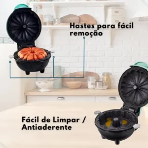 Mini Máquina De Fazer Bolos Elétrica Portátil Assar 220 110 - Imagem 5