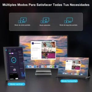 Monitor Portátil 15.6''com Usb C Dupla/hdmi Fhd 1080p 60hz - Imagem 3
