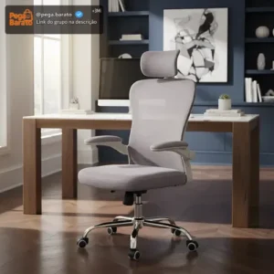Cadeira De Escritório Presidente Office Giratória Ergonômica - Imagem 1