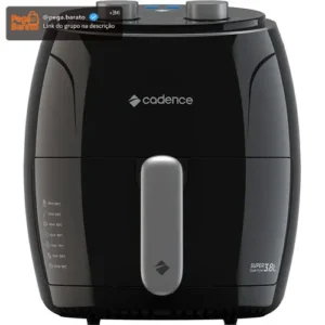Fritadeira Sem Óleo Super Cook Fryer Frt410 3,8l Cadence Cor Preto - Imagem 1