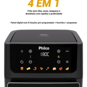 Fritadeira Air Fryer Philco 16 Litros Paf16c Preto - Imagem 4