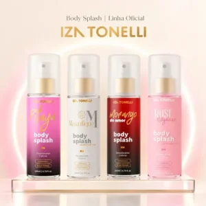 Kit 4 Body Splash Feminino Perfume 200ml Desodorante Colônia Corporal Alta Fixação Para Dia & Noite - Imagem 3