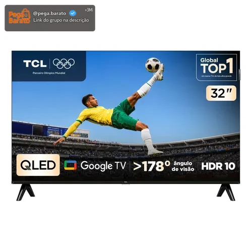 Tcl Qled Smart Tv 32 32s5k Fhd Google Tv
