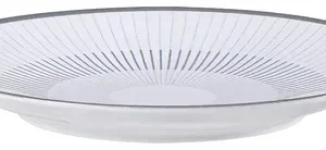 Aparelho De Jantar Tramontina Griz Porcelana Decorada 20 Peças - Imagem 5