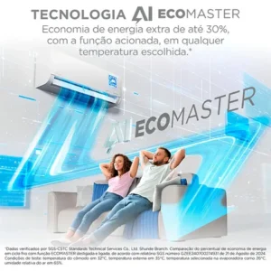 Ar Condicionado Inverter Springer Midea AI Ecomaster 9000 Btus Frio Branco - Imagem 9